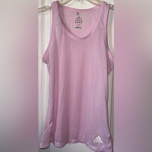 Adidas Baby Pink Athletic Tank Top Size L